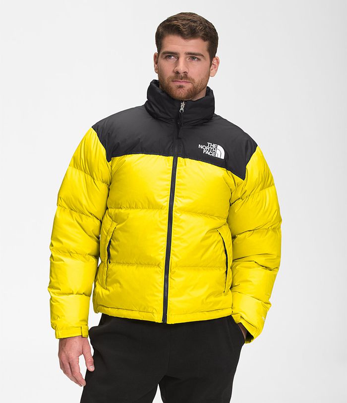 The North Face Winterjas Heren 1996 Retro Nuptse YJZL43206 - Geel/Zwart